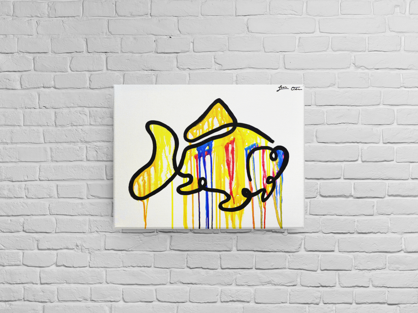 "Rainbow Trout 2" Original Painting image 0