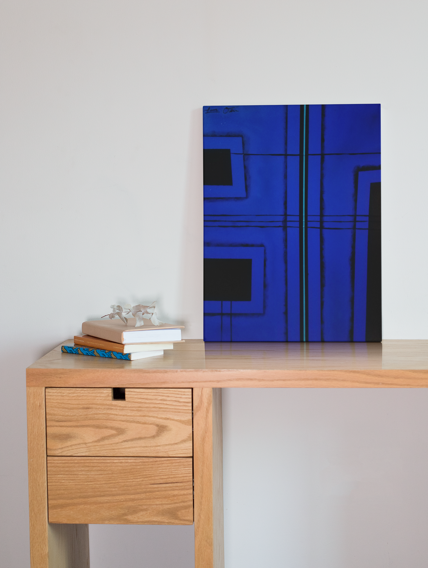 "Blue Split" Original Painting image 0