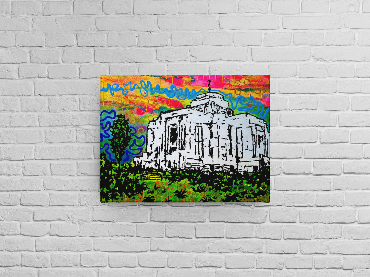 "Meridian Temple" Original Painting image 0