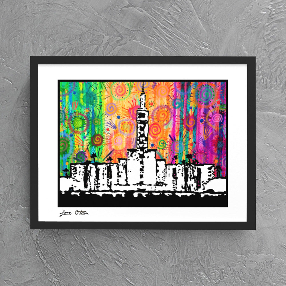 "Los Angeles Temple" Art Print image 0