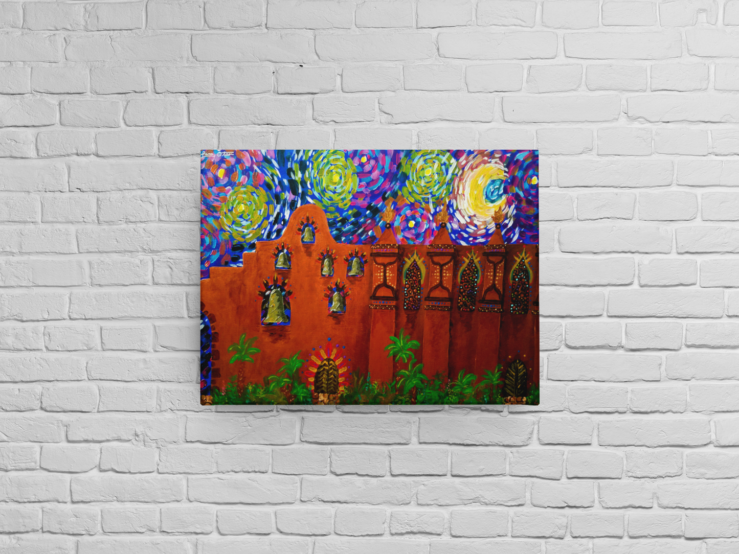 "San Gabriel Mission" Original Painting image 0