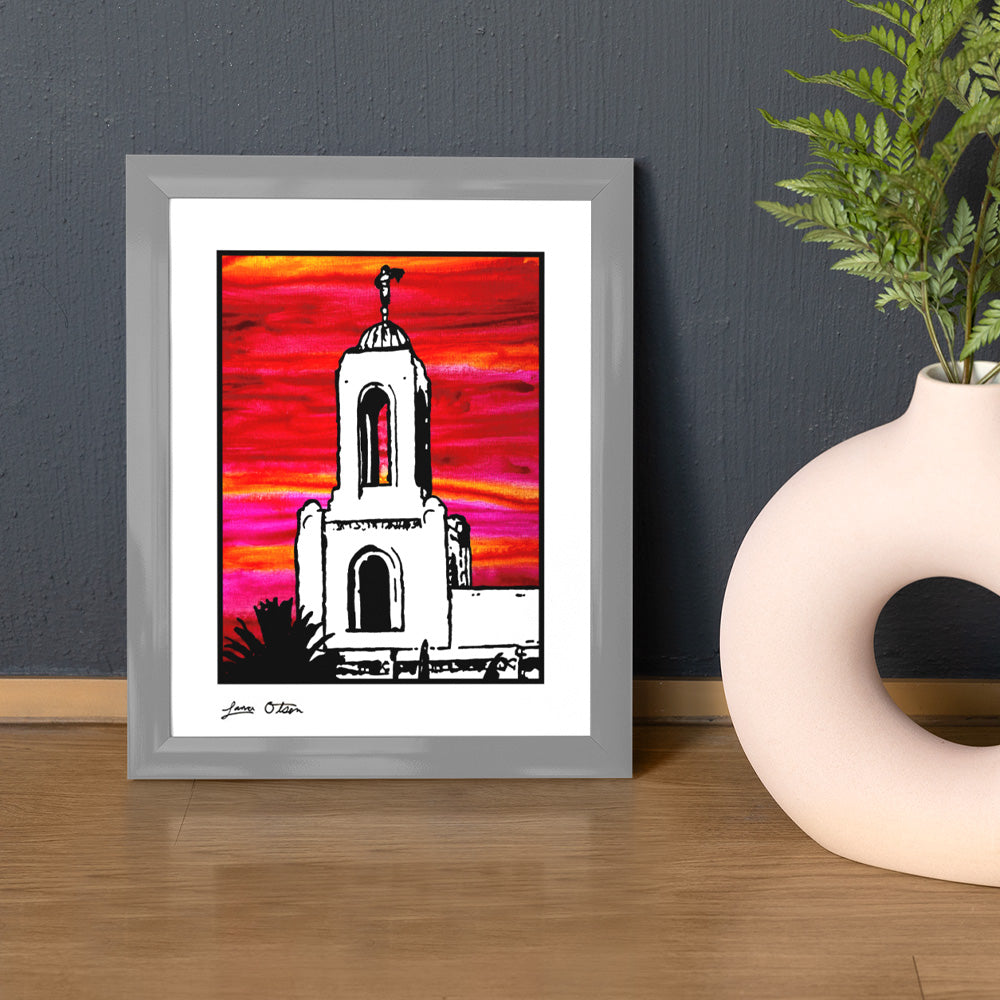 "Newport Beach Temple 3" Art Print image 0