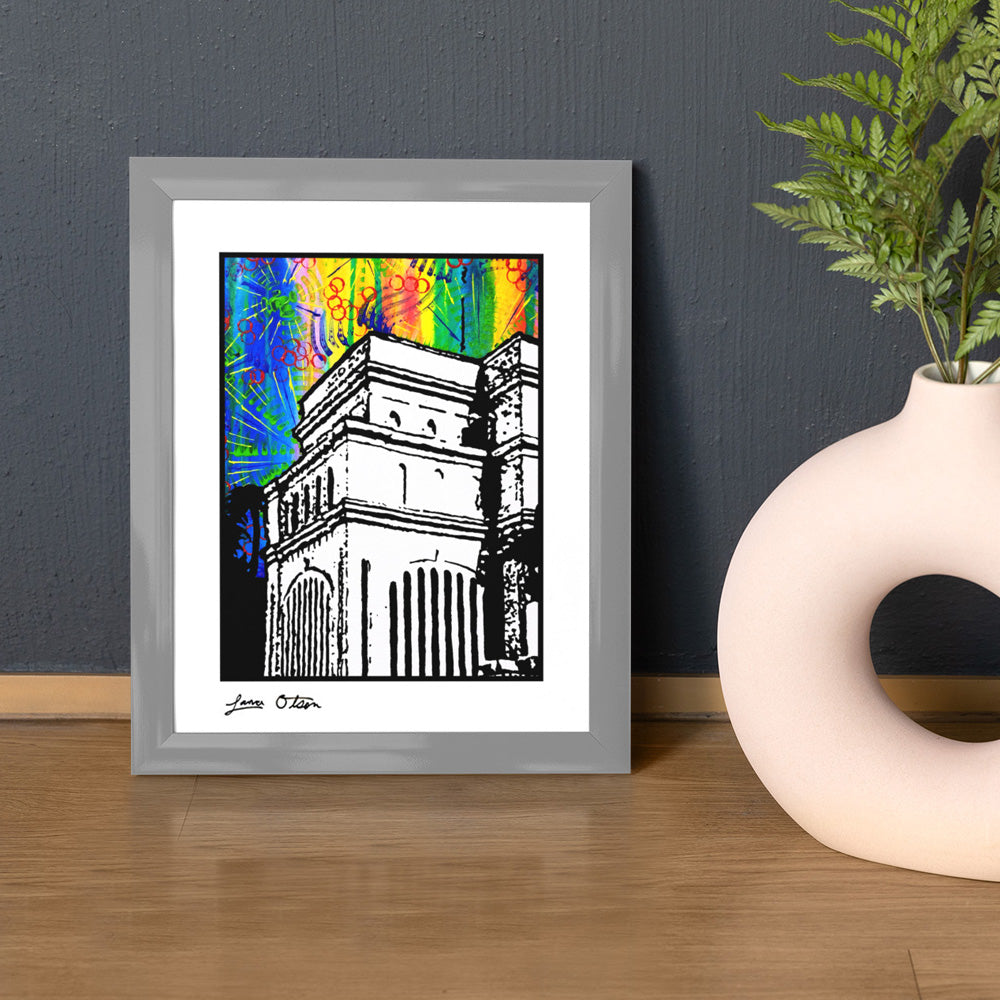 "Hong Kong Temple" Art Print image 0