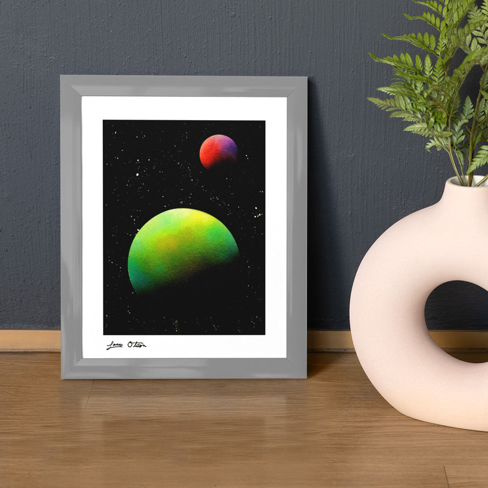 "Two Planets" Art Print image 0