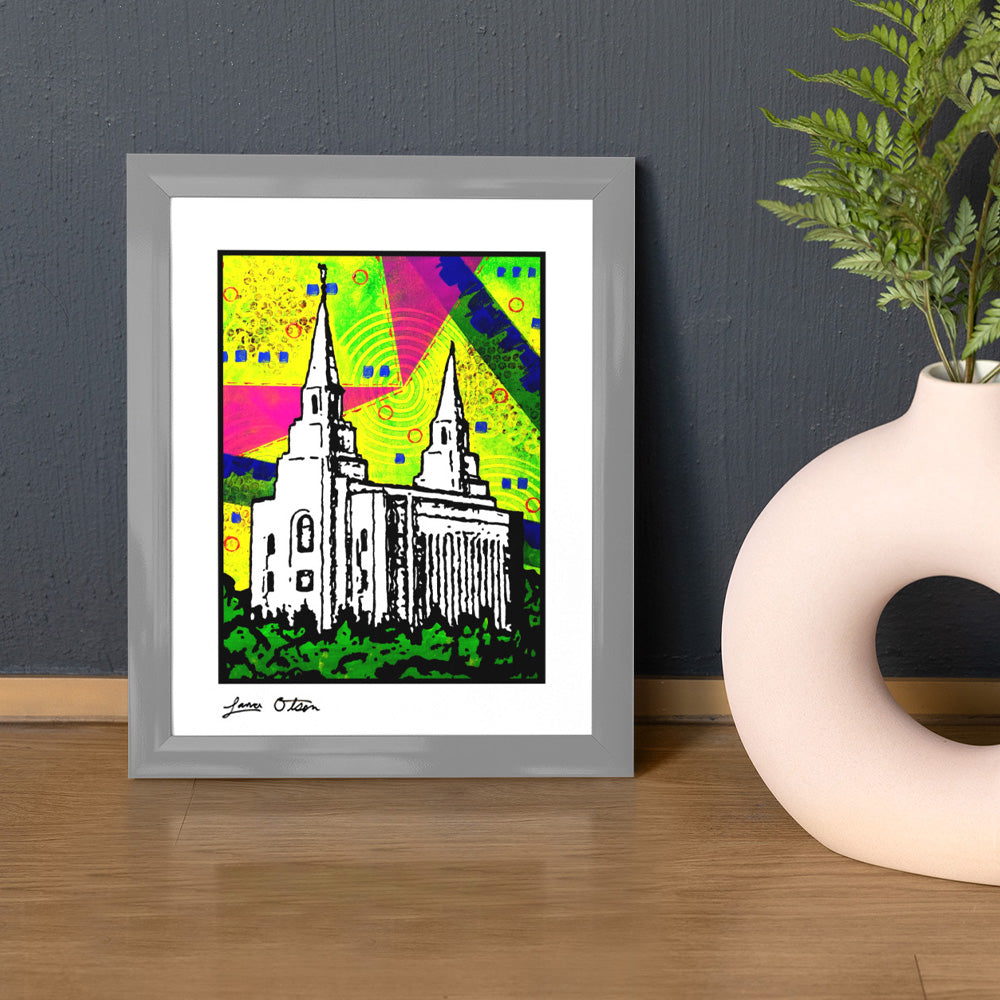 "Kansas City Temple" Art Print image 0