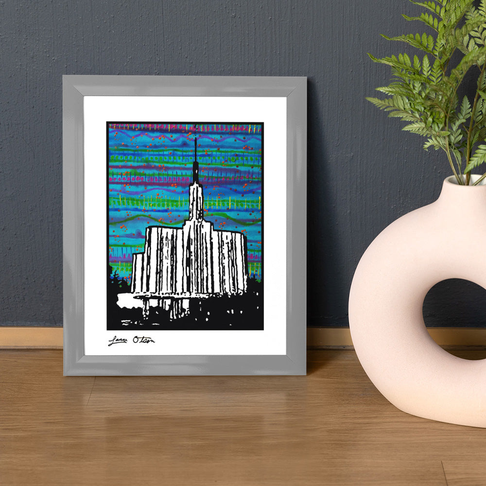 "Seattle Temple" Art Print image 0