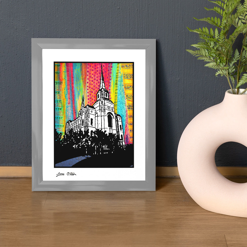 "Brigham City Temple" Art Print image 0