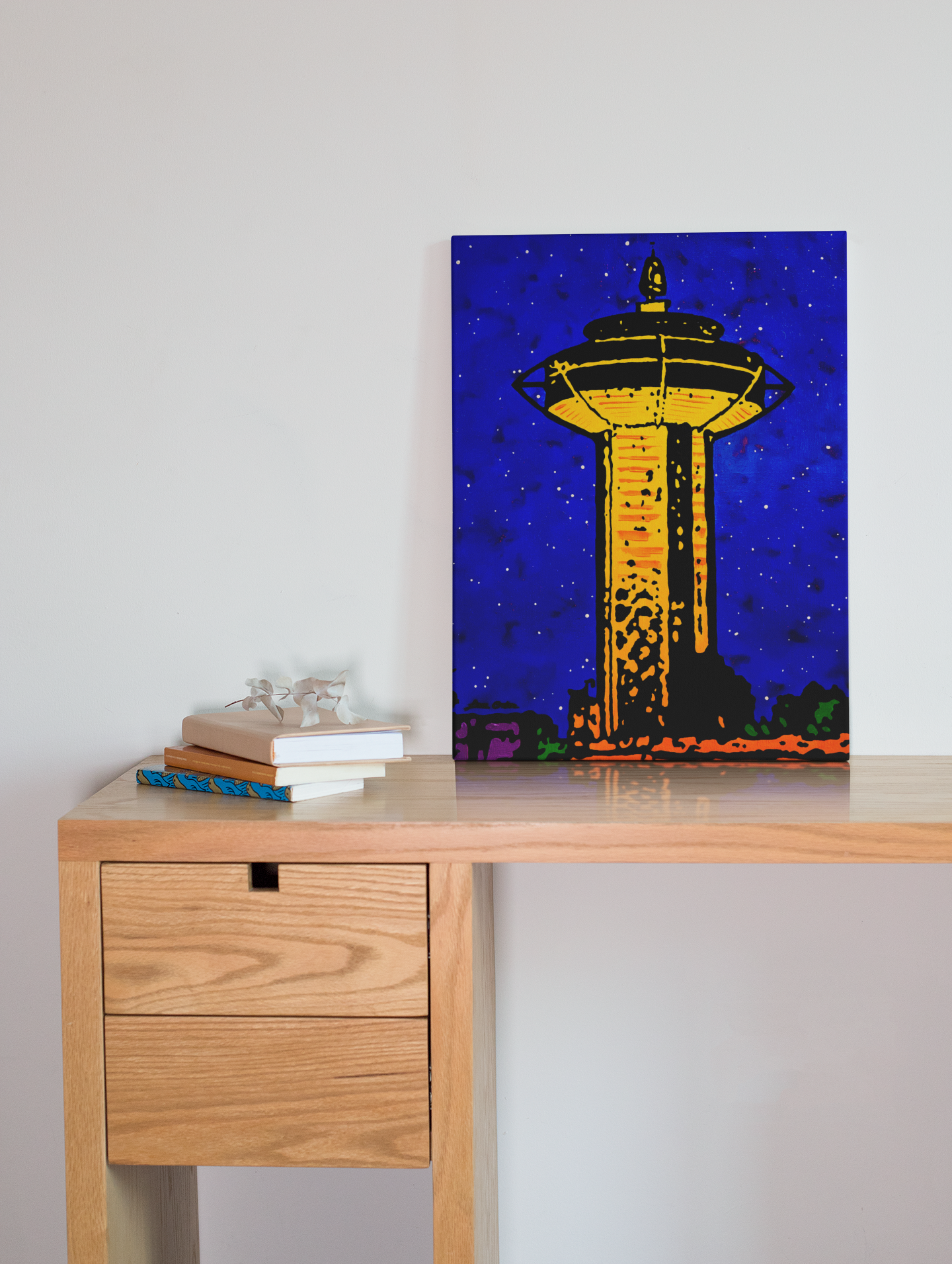 "The Landmark" Original Painting image 0