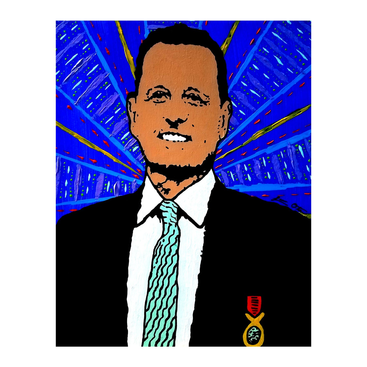 "Richard Grenell" Original Painting image 1