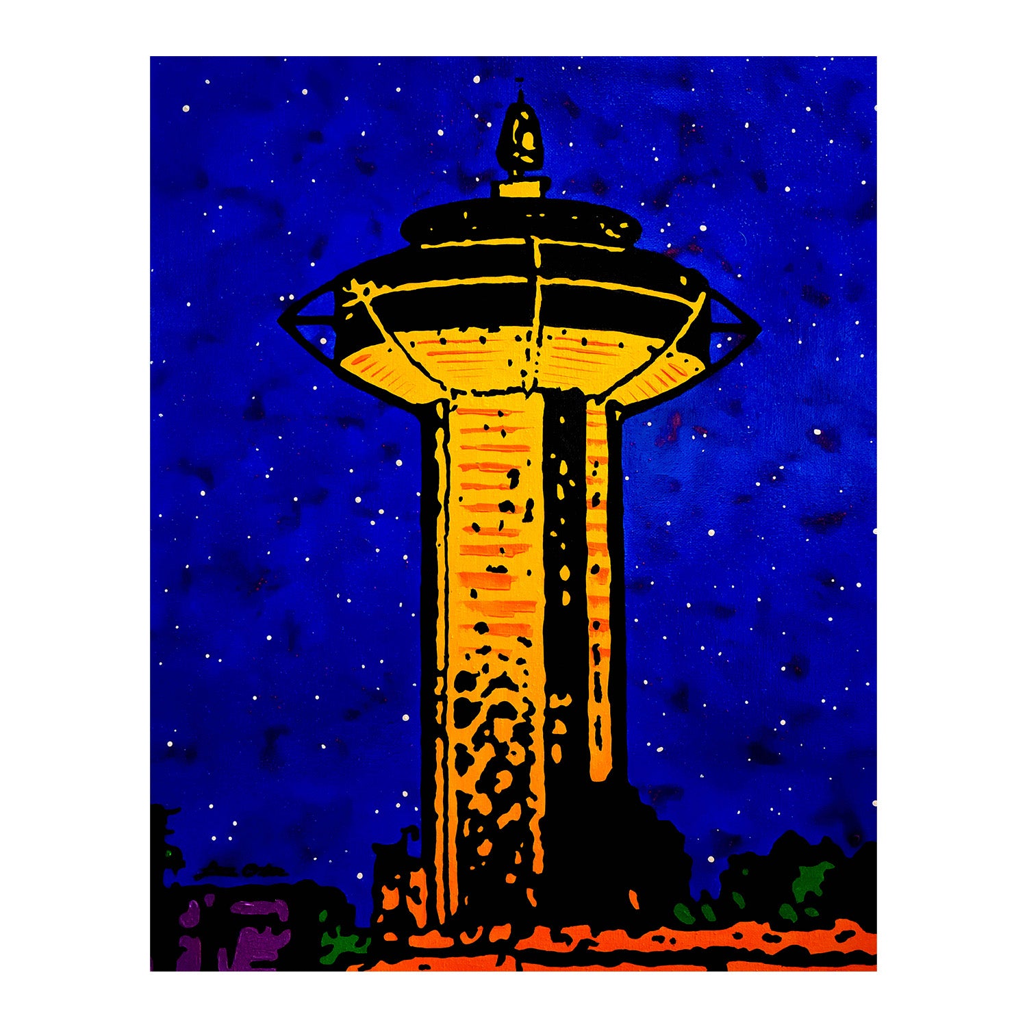 "The Landmark" Original Painting image 1