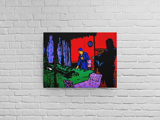 "The Death Chamber" Original Painting image 0