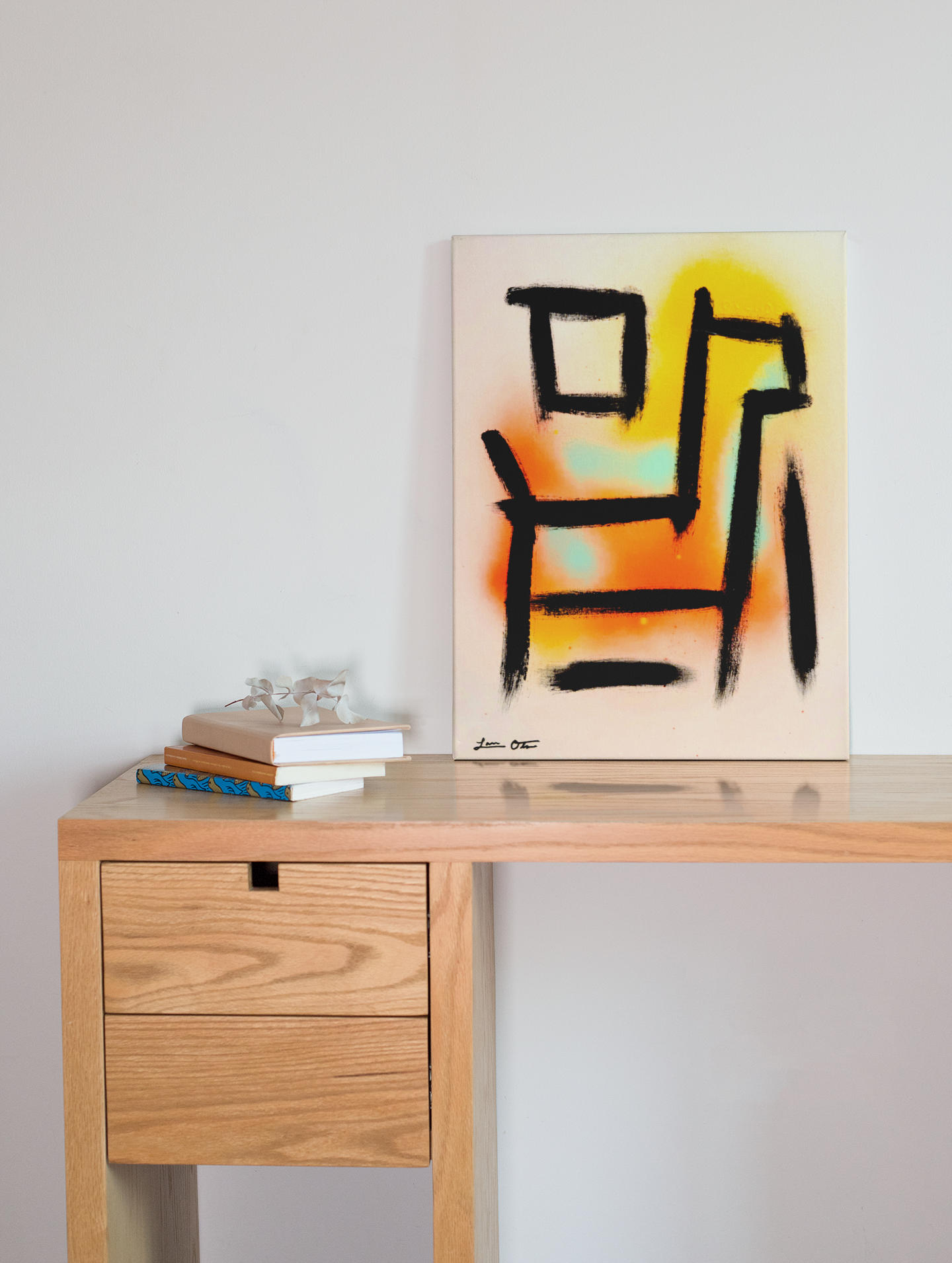 "Llama 2" Original Painting image 0