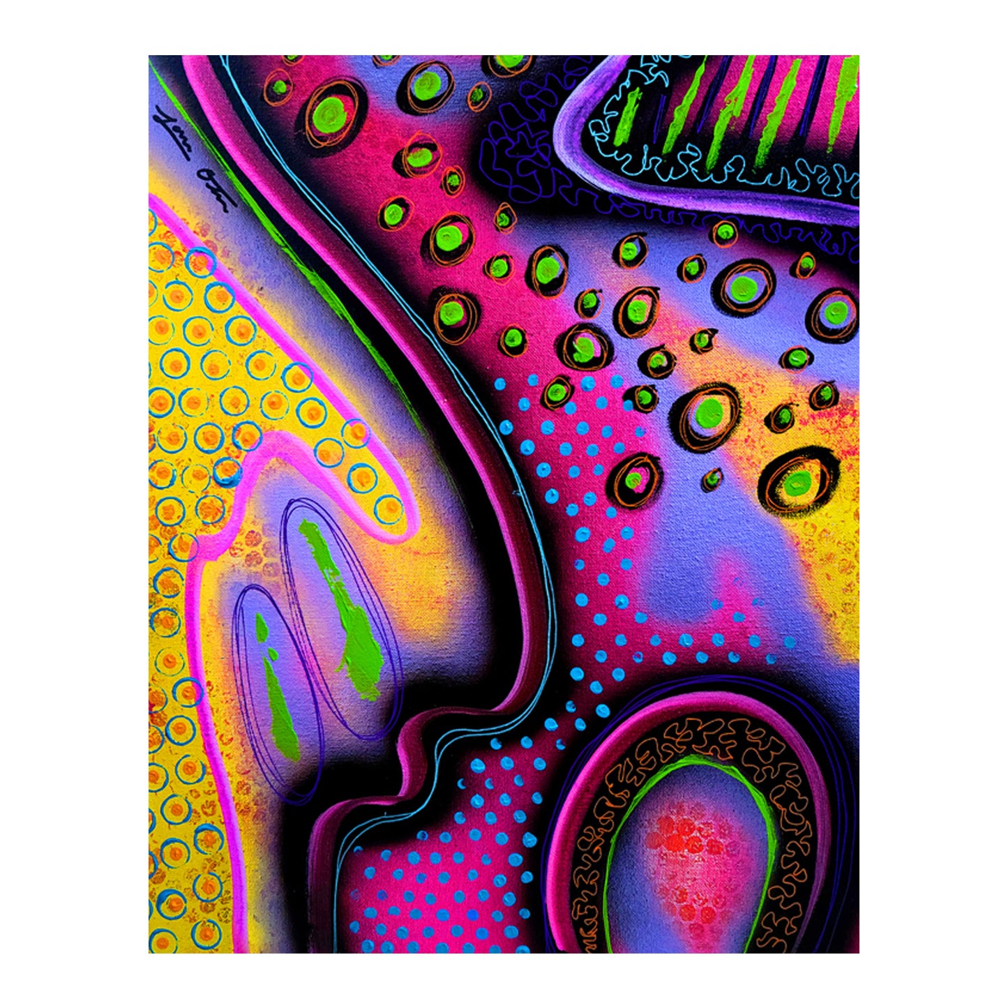 "Soda Bubbles" Original Painting image 1