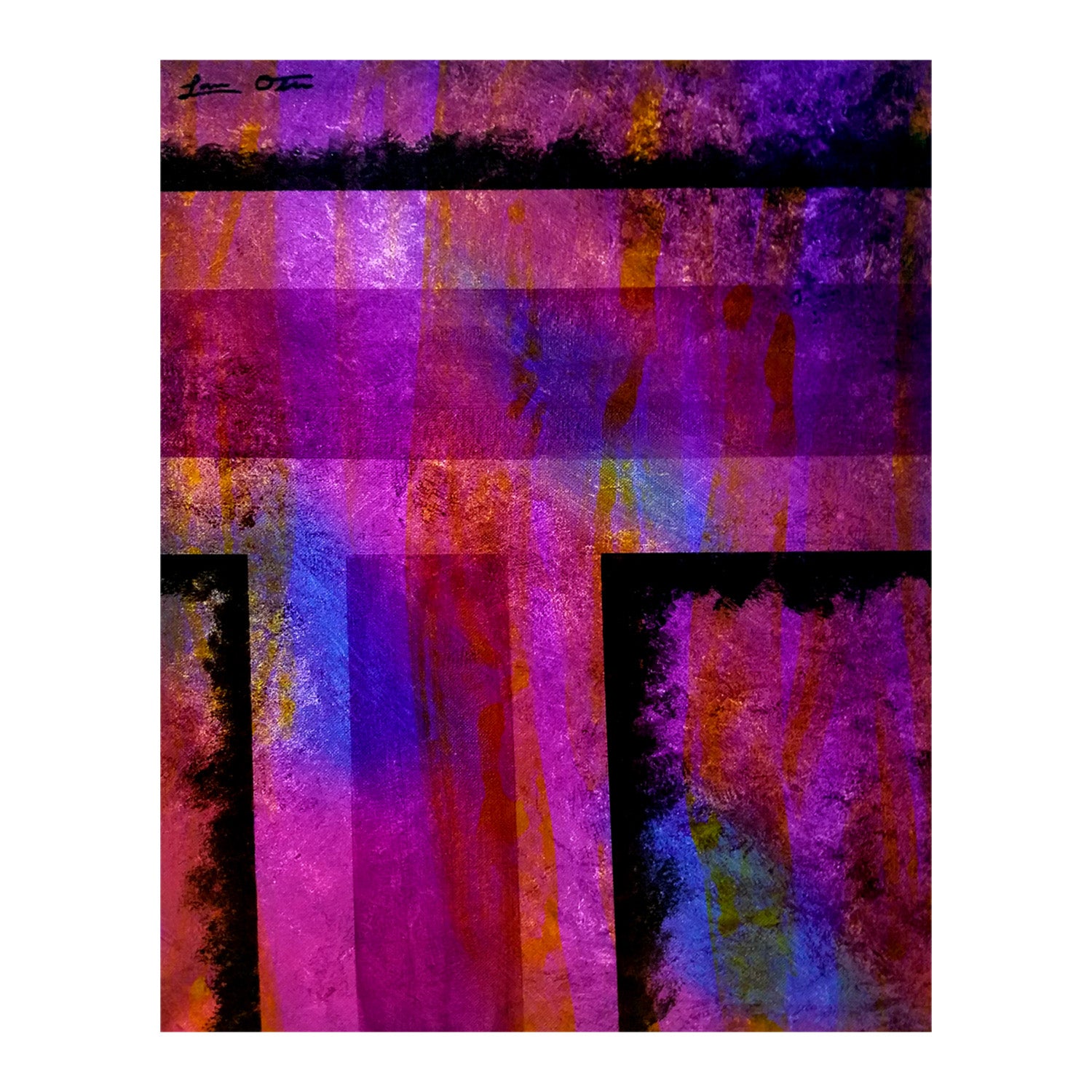 "Purple Glaze" Original Painting image 1