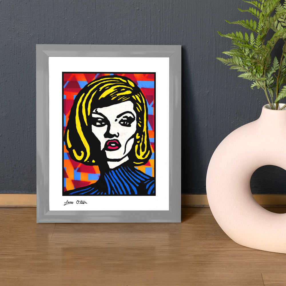 "Retro Woman" Art Print image 0