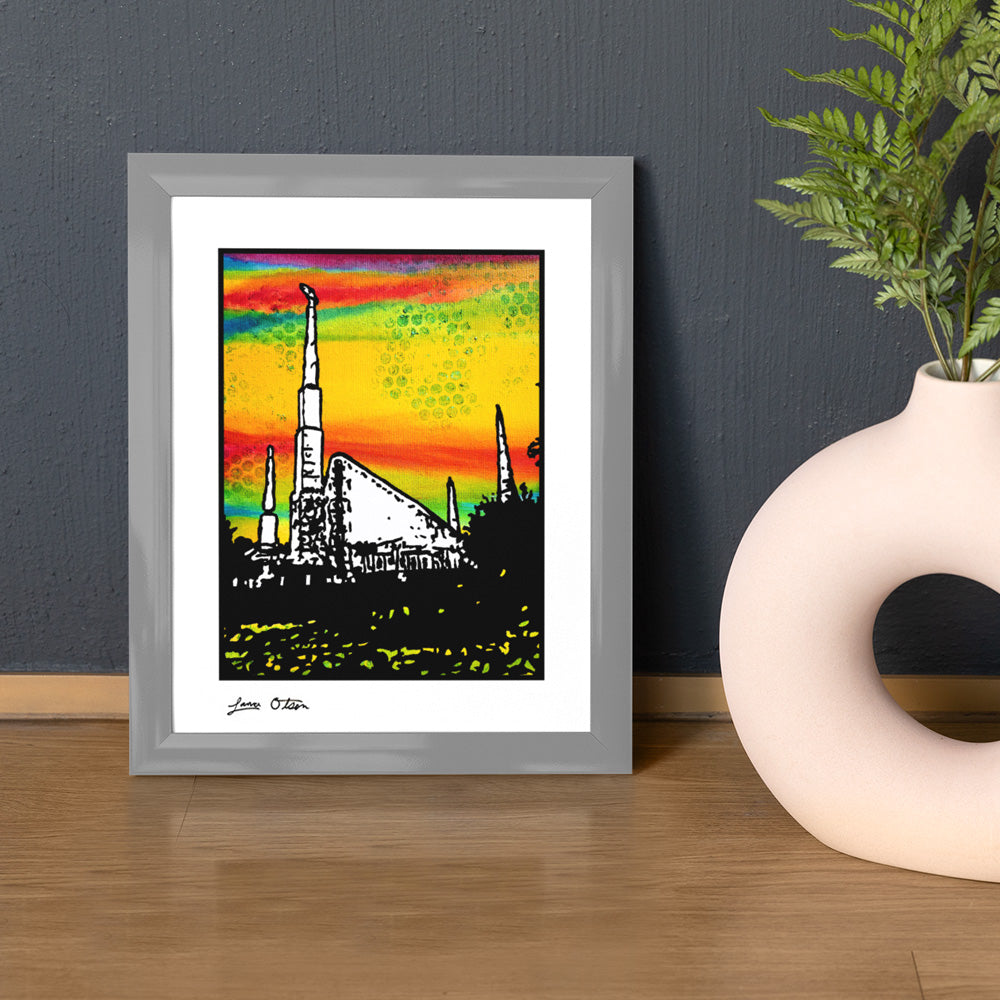 "Dallas Temple" Art Print image 0