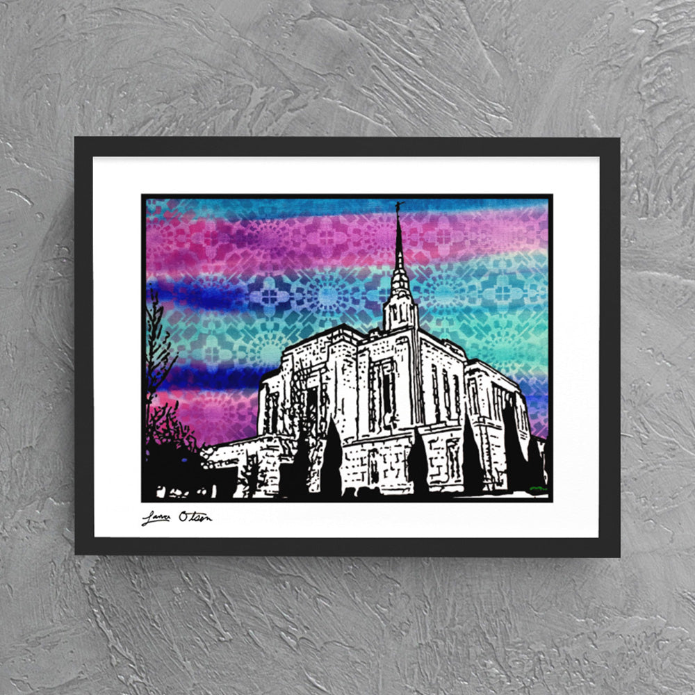 "Ogden Temple" Art Print image 0