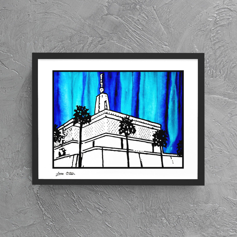 "Mexico City Temple" Art Print image 0