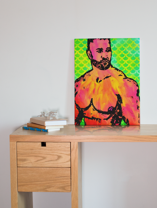 "Pink Ryan" Original Painting image 0