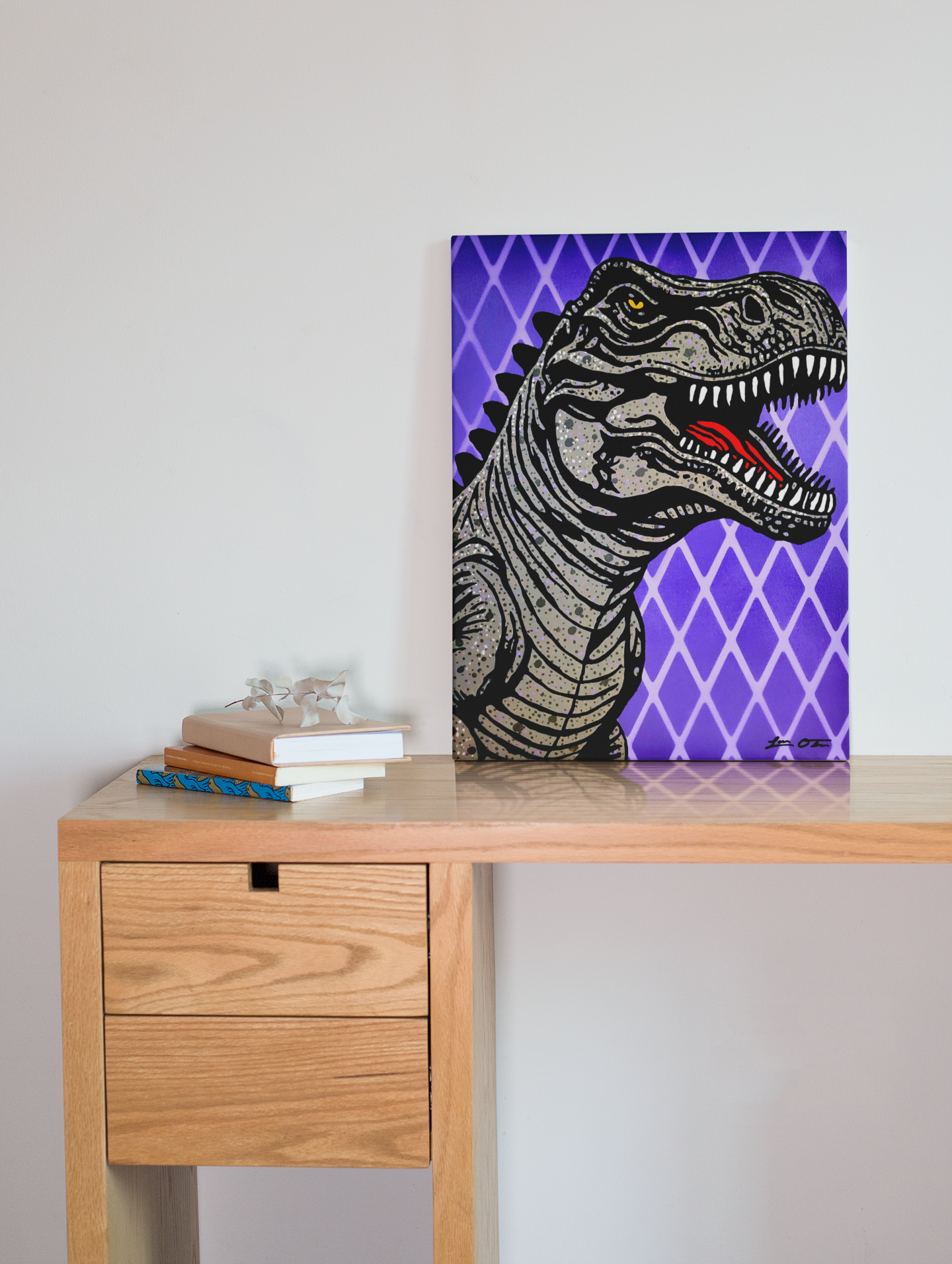 "The Lowag T-Rex" Original Painting image 0